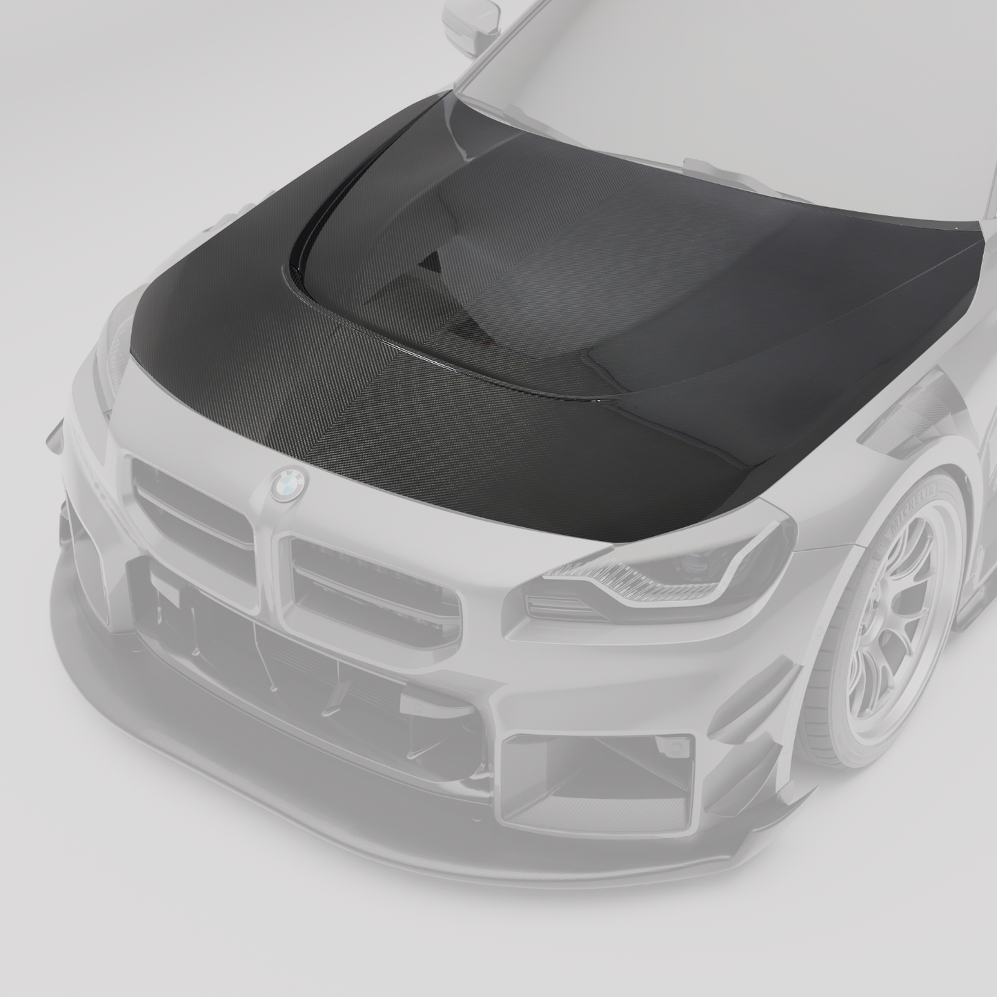 RevoZport Carbon Motorkap gesloten voor BMW M2 G87