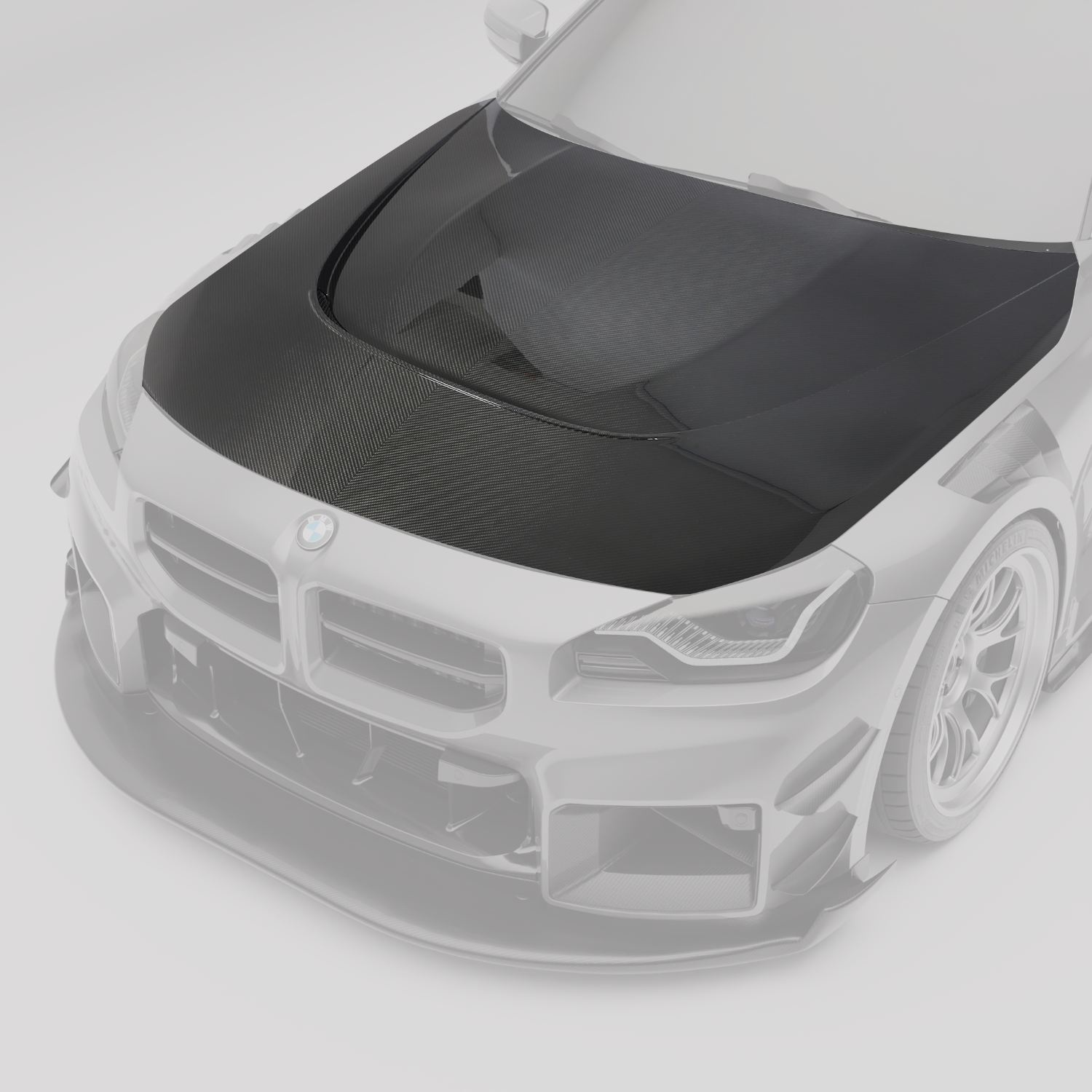 RevoZport Carbon Motorkap gesloten voor BMW M2 G87