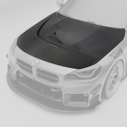RevoZport Carbon Motorkap gesloten voor BMW M2 G87