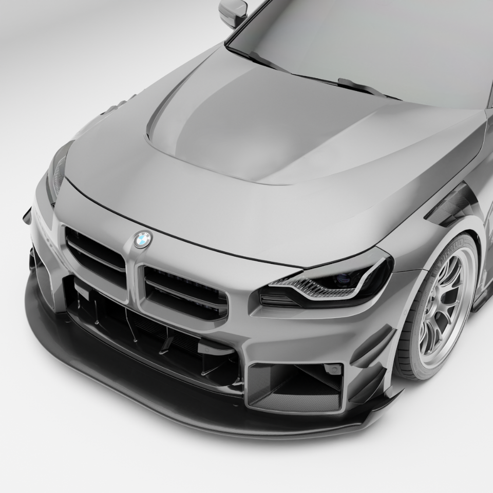RevoZport Carbon Motorkap gesloten voor BMW M2 G87