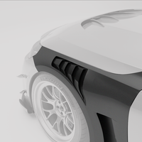RevoZport Carbon Spatborden voorbumper voor BMW M2 G87