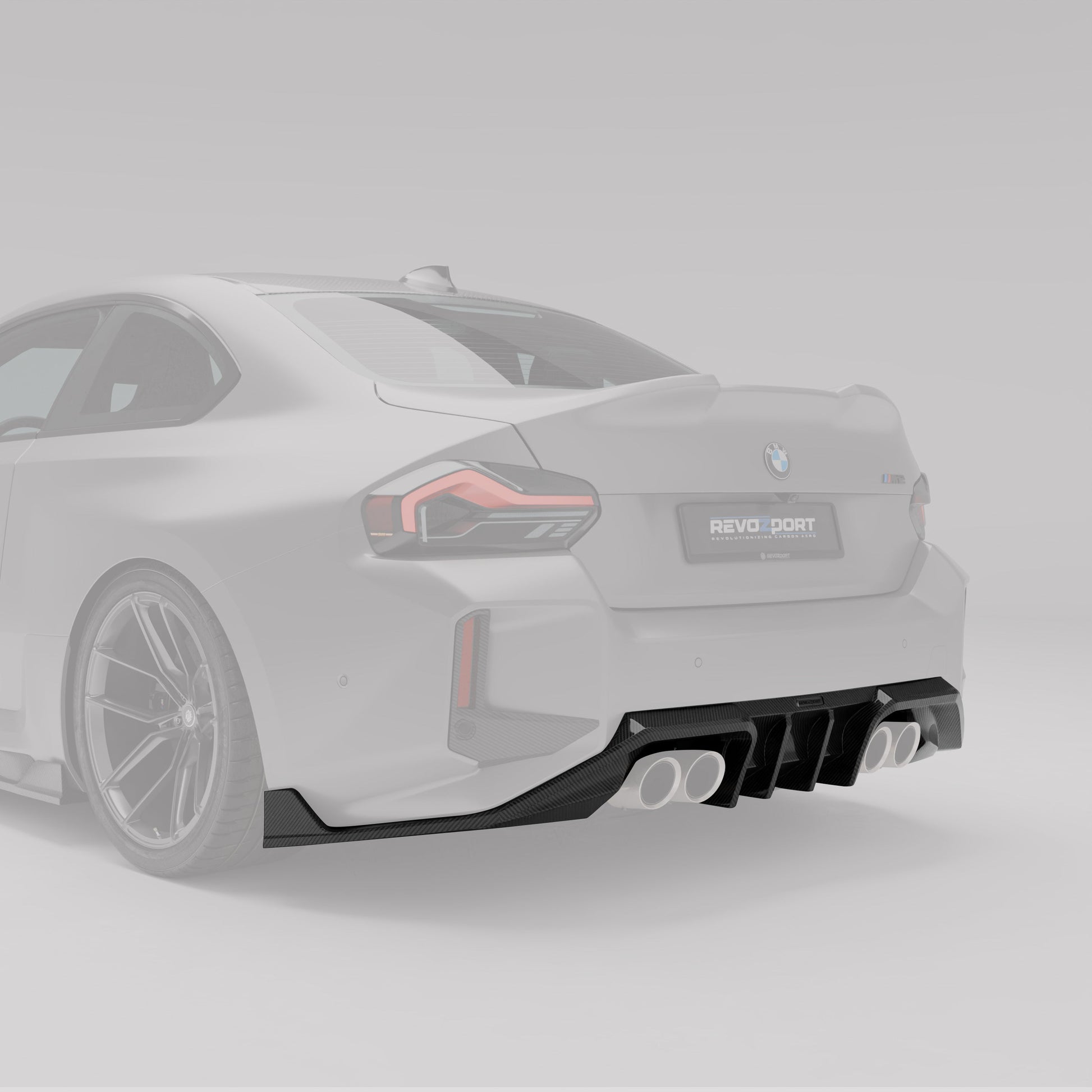 RevoZport Carbon Diffuser achterbumper voor BMW M2 G87