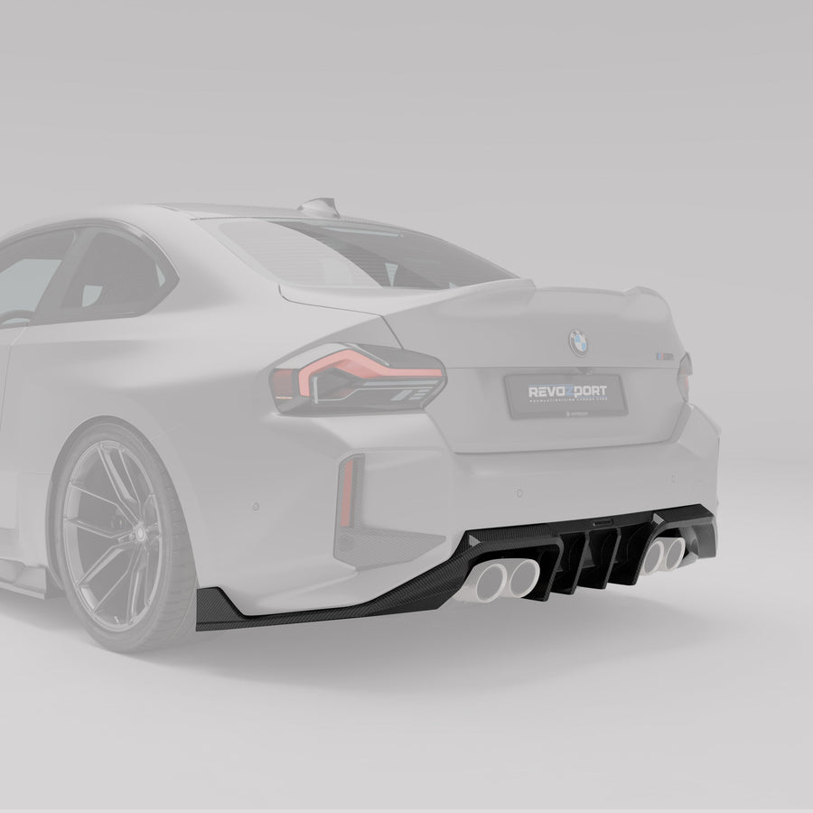 RevoZport Carbon Diffuser achterbumper voor BMW M2 G87
