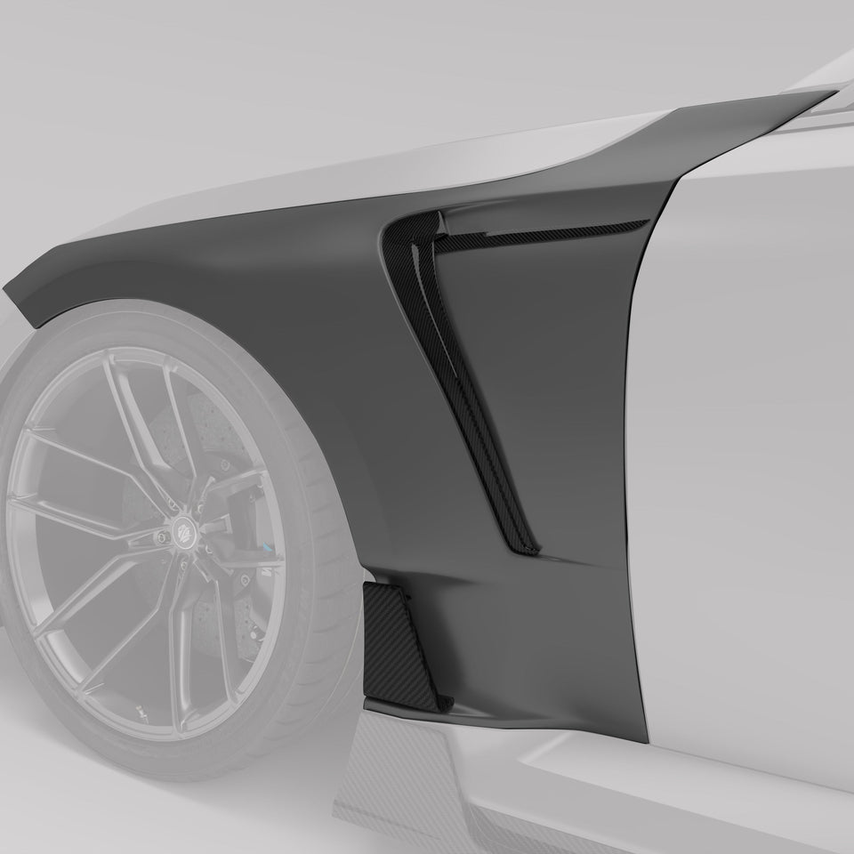 RevoZport Carbon Spatborden zijscherm voor BMW M2 G87