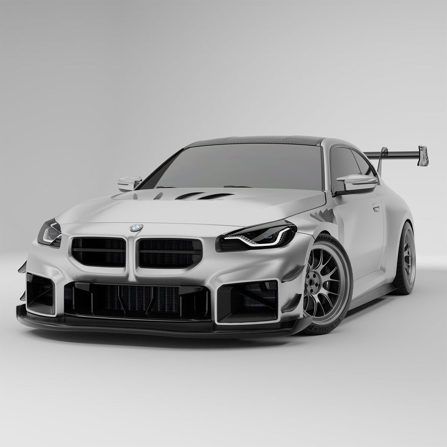 RevoZport Carbon Front Splitter Aero voor BMW M2 G87