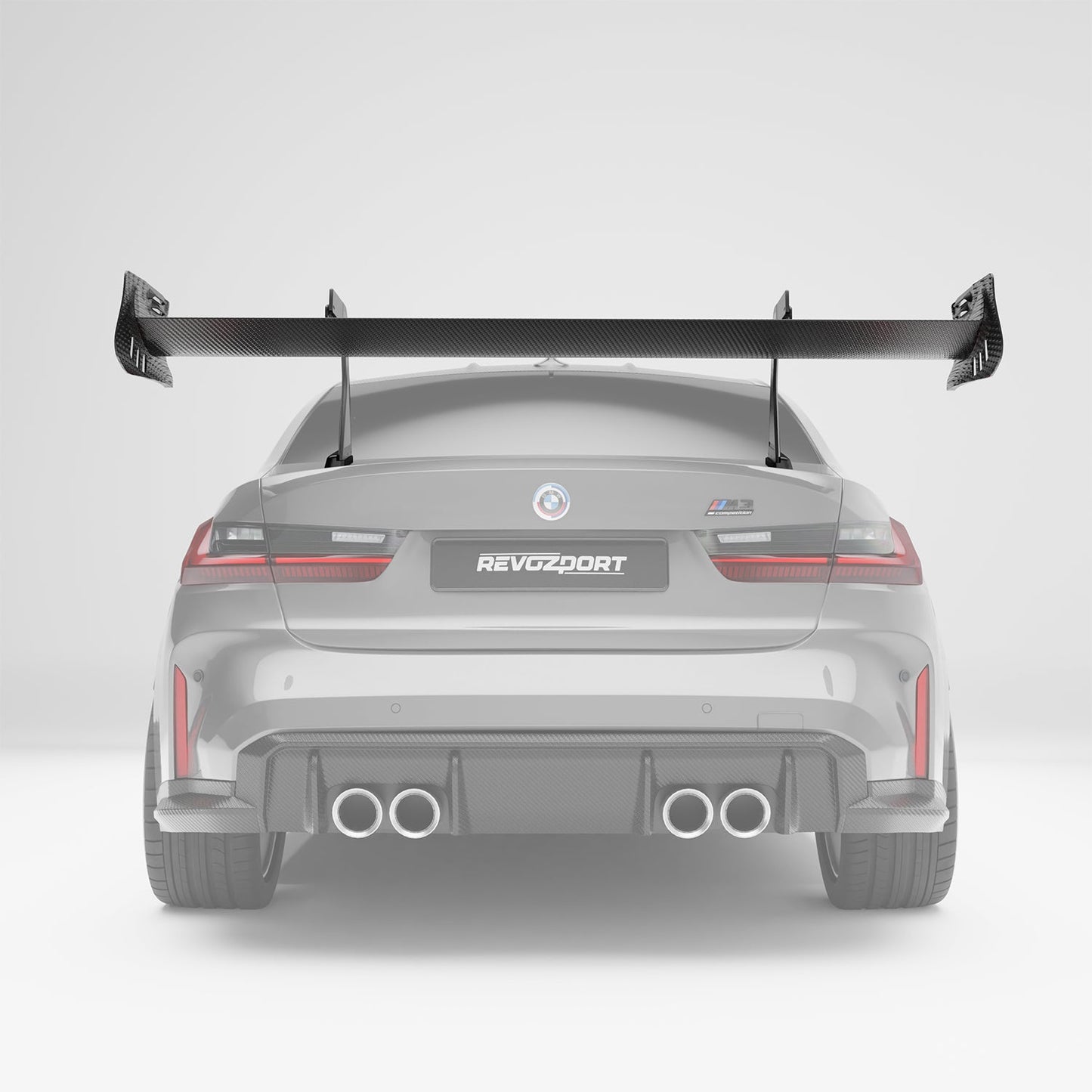 RevoZport Carbon Spoiler achterbumper voor BMW M3 G80
