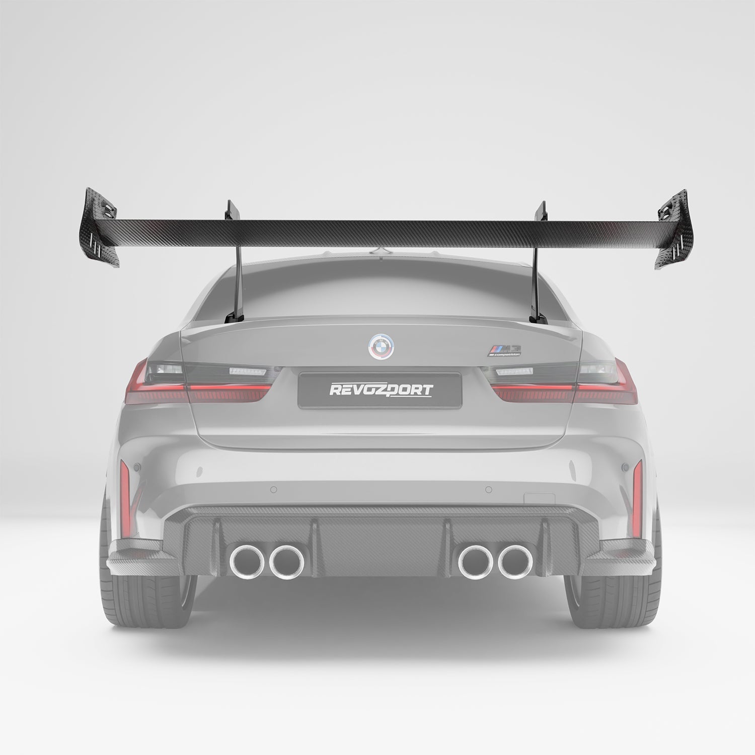 RevoZport Carbon Spoiler achterbumper voor BMW M3 G80