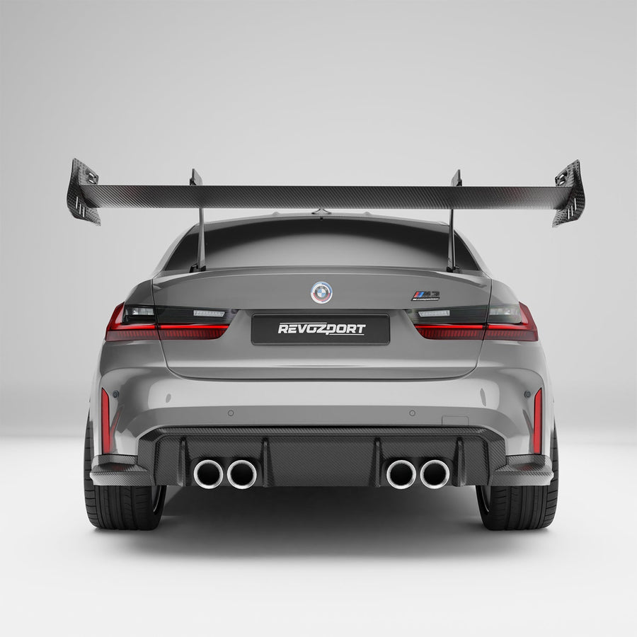 RevoZport Carbon Spoiler achterbumper voor BMW M3 G80