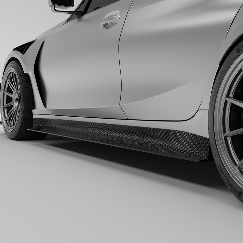 RevoZport Carbon Side Skirts voor BMW M3 G80