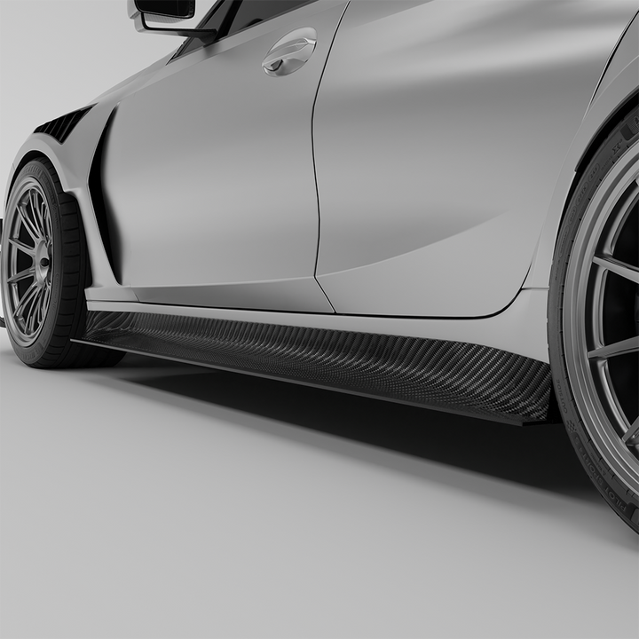 RevoZport Carbon Side Skirts voor BMW M3 G80