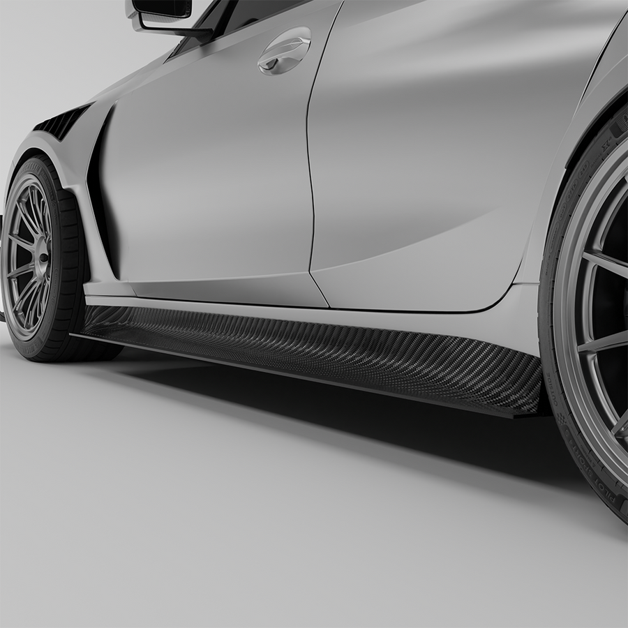 RevoZport Carbon Side Skirts voor BMW M3 G80