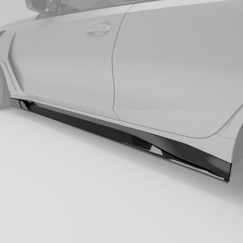 RevoZport Carbon Side Skirts voor BMW M3 G80, G81