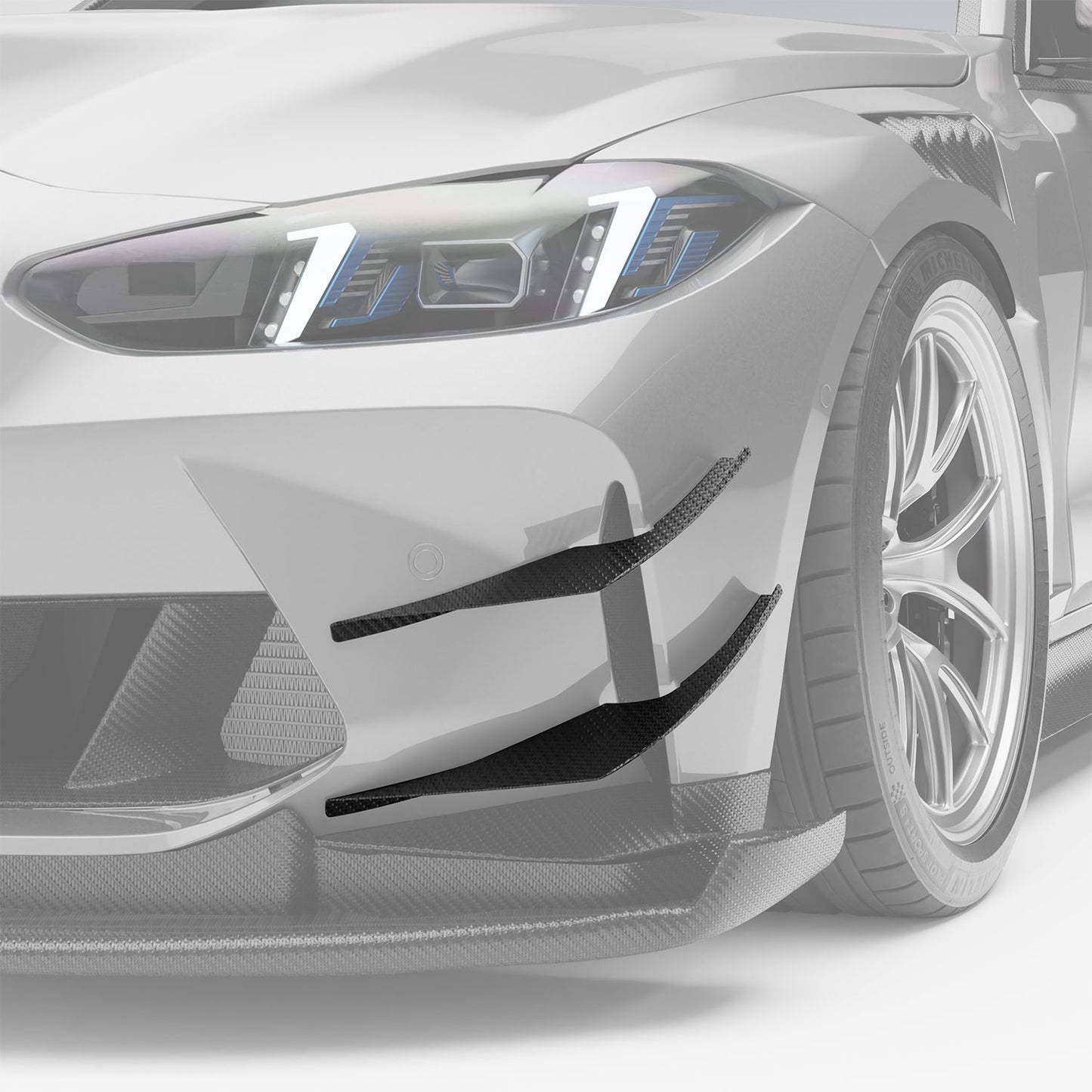 RevoZport Carbon Canards voor BMW M3 / M4 G80, G82