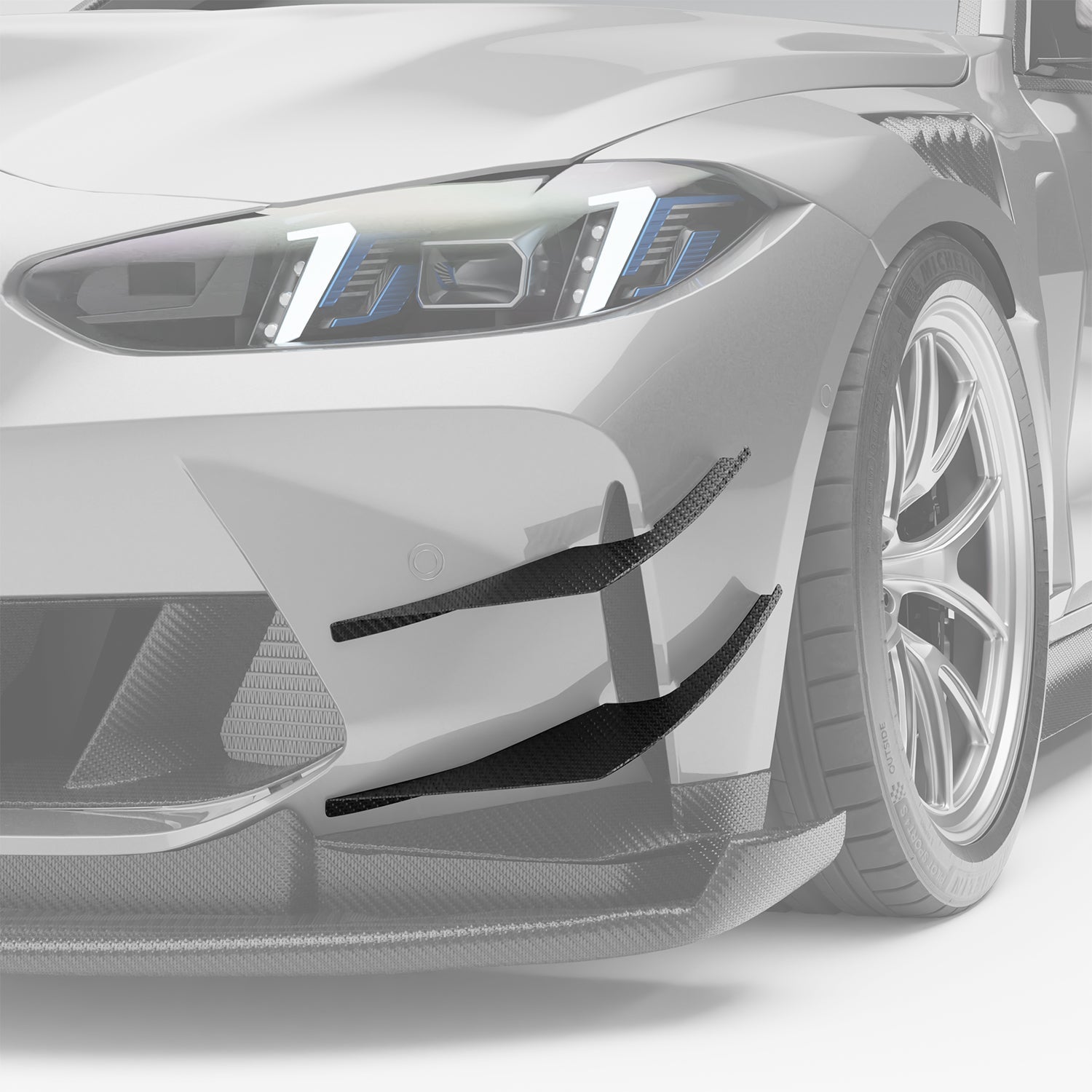 RevoZport Carbon Canards voor BMW M3 / M4 G80, G82
