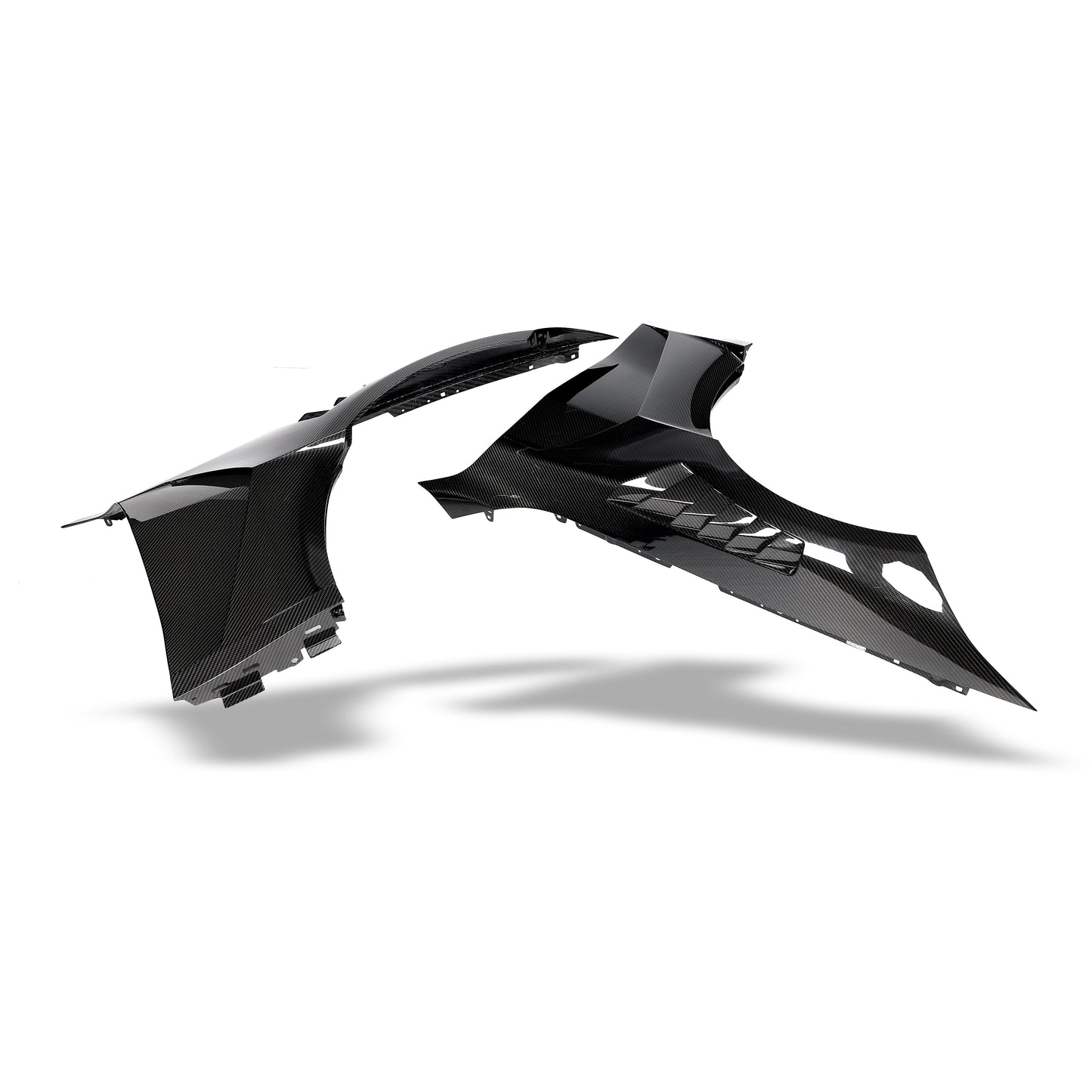 RevoZport Carbon Spatborden voorbumper voor BMW M4 G82