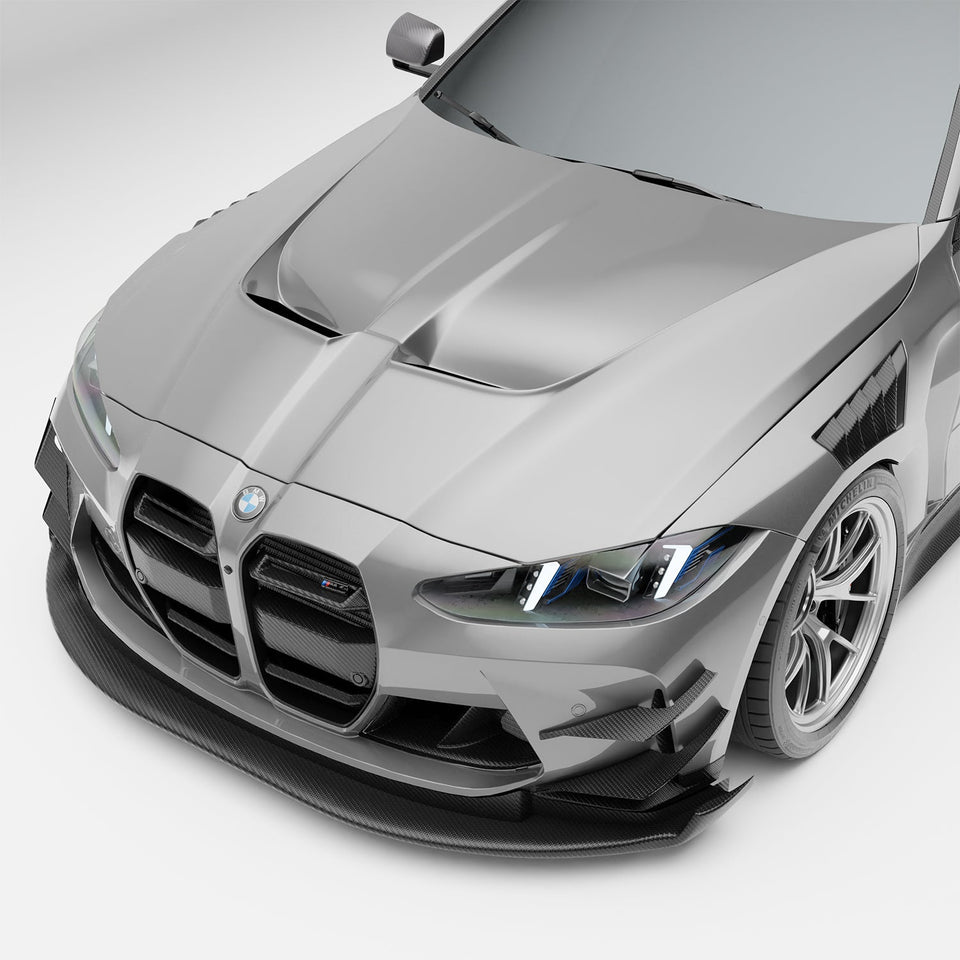 RevoZport Carbon Motorkap voor BMW M3 / M4 G80, G82