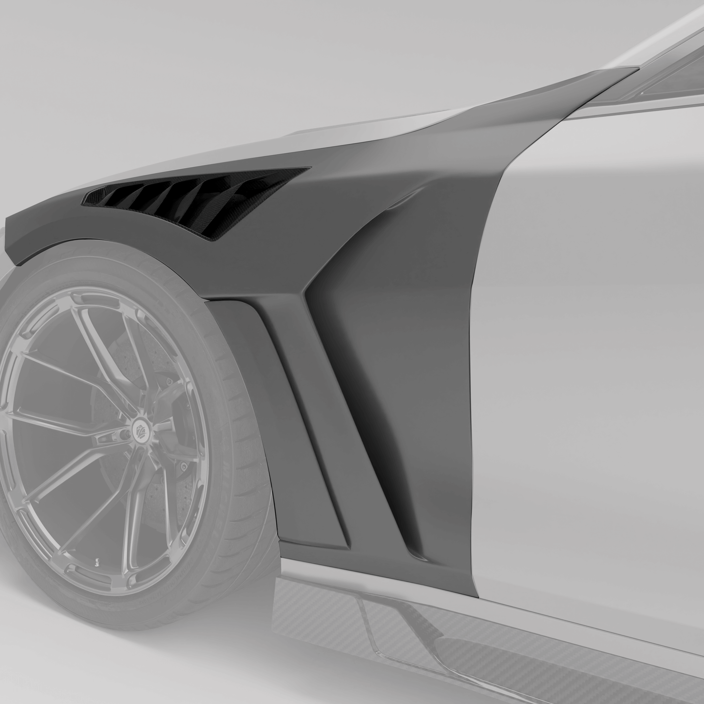 RevoZport Carbon Spatborden zijscherm voor BMW M4 G82