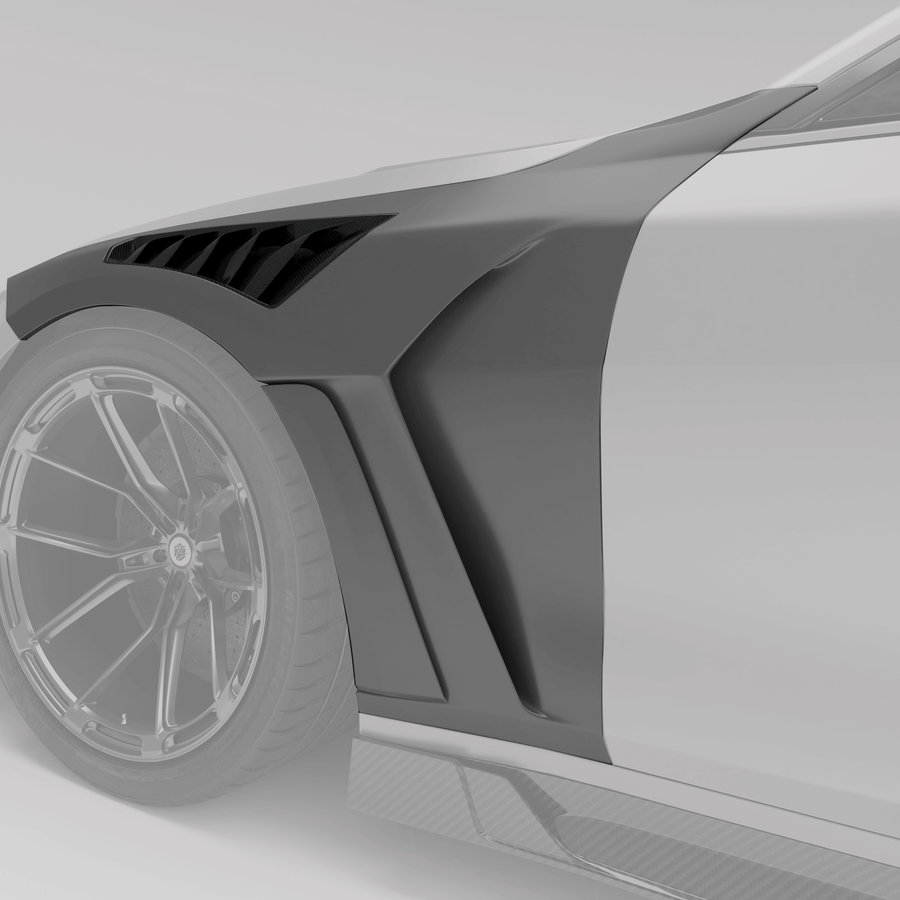 RevoZport Carbon Spatborden zijscherm voor BMW M4 G82