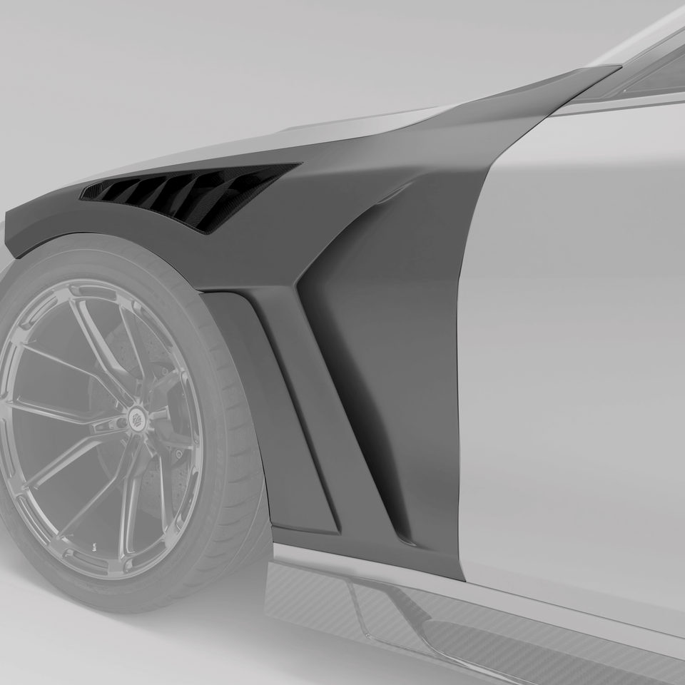 RevoZport Carbon Spatborden zijscherm voor BMW M4 G82
