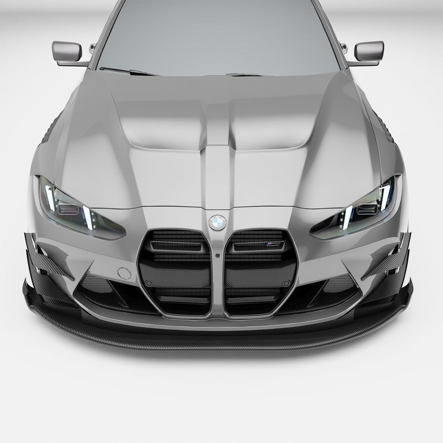 RevoZport Carbon Front Splitter voor BMW M3 / M4 G80, G82