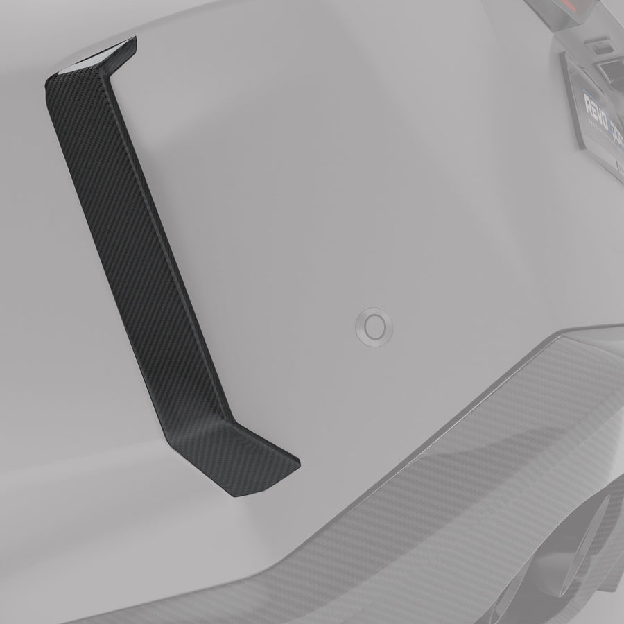 RevoZport Carbon Canards achterbumper voor BMW M5 G90, G99