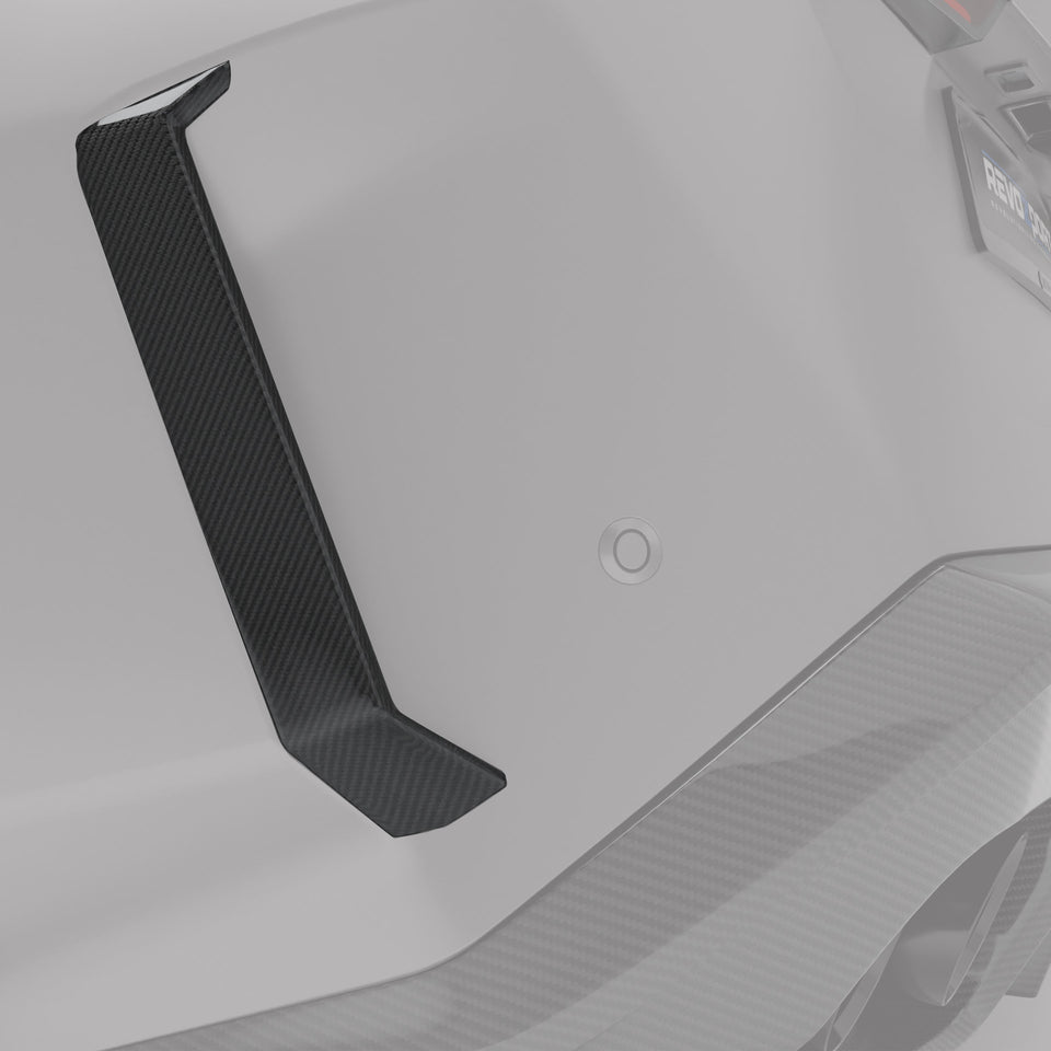 RevoZport Carbon Canards achterbumper voor BMW M5 G90, G99