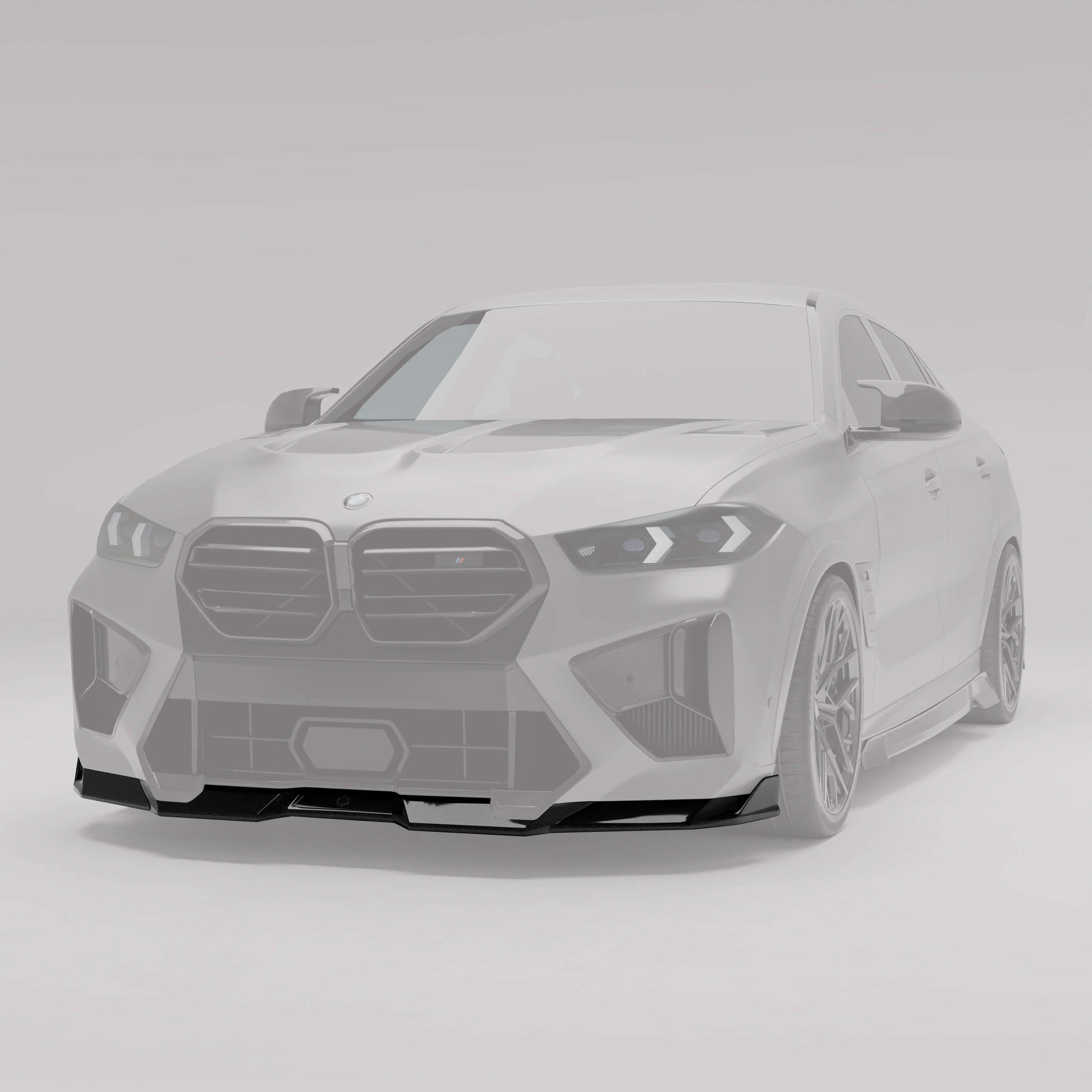 RevoZport Carbon Front Splitter voorbumper LCI voor BMW X6M F96