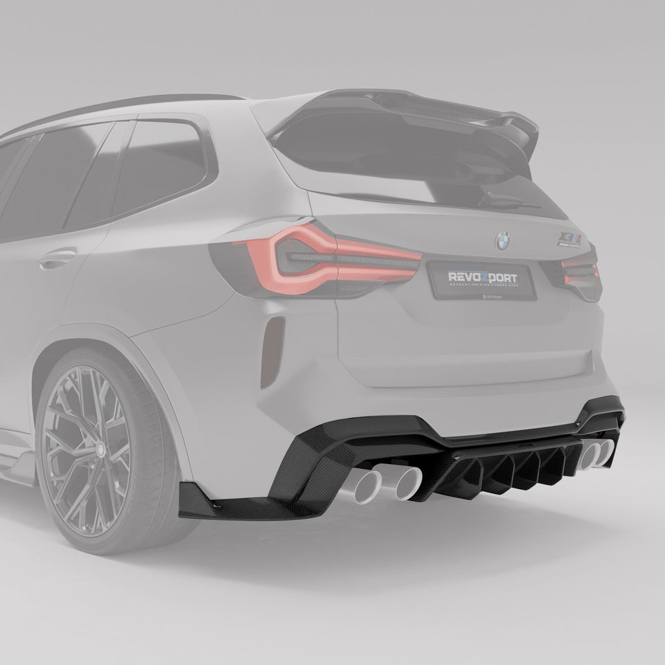 RevoZport Carbon Diffuser voor BMW X3M F97