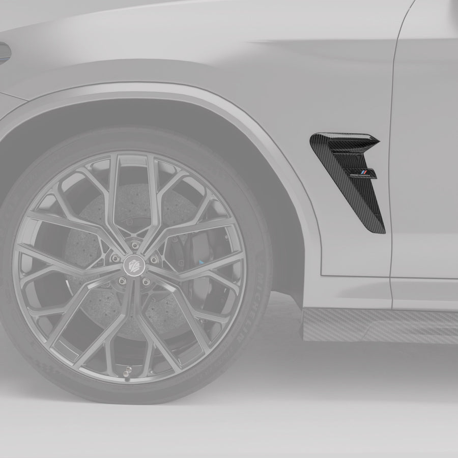 RevoZport Carbon Vents zijscherm voor BMW X3M / X4M F97, F98