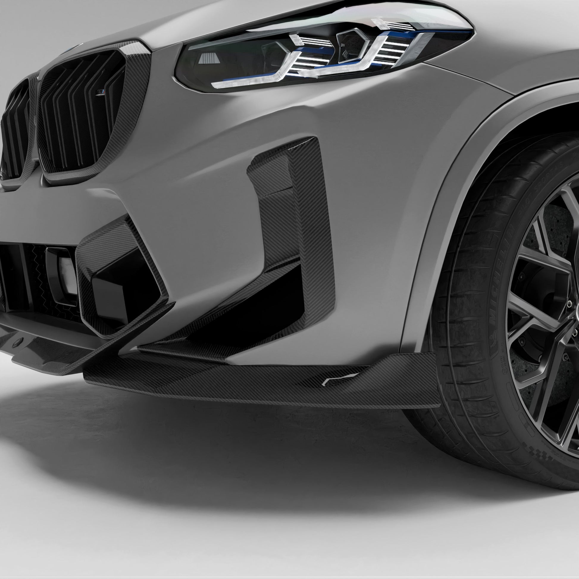 RevoZport Carbon Vents voorbumper luchtinlaat voor BMW X3M / X4M F97, F98