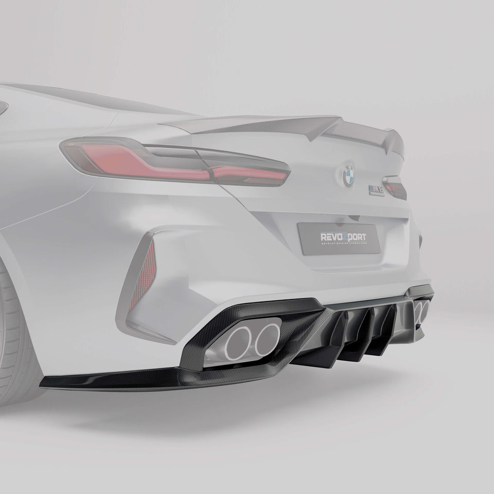 RevoZport Carbon Diffuser achterbumper F91 voor BMW M8 F91-F92-F93