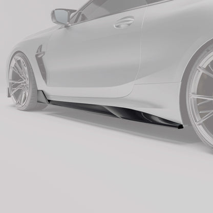 RevoZport Carbon Side Skirts voor BMW M8 F91-F92-F93, G14, G15