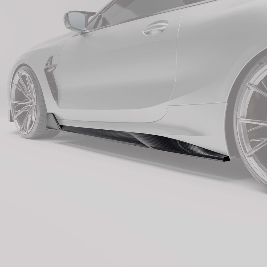 RevoZport Carbon Side Skirts voor BMW M8 F91-F92-F93, G14, G15
