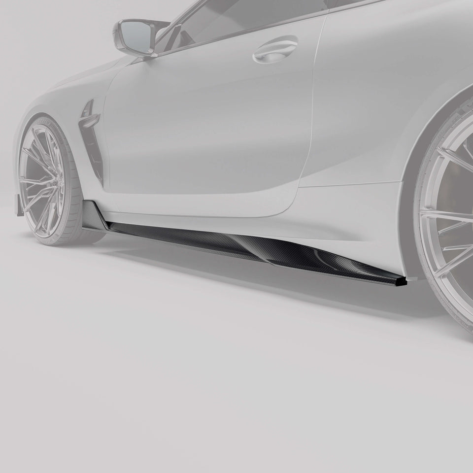 RevoZport Carbon Side Skirts voor BMW M8 F91-F92-F93, G14, G15