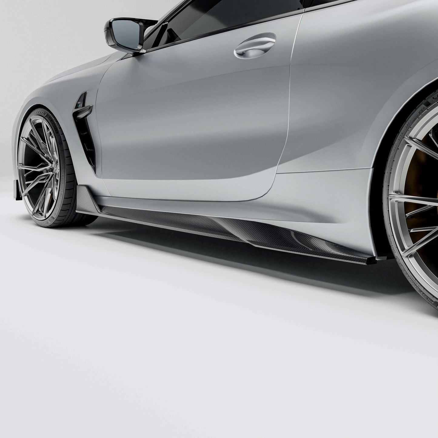 RevoZport Carbon Side Skirts voor BMW M8 F91-F92-F93, G14, G15