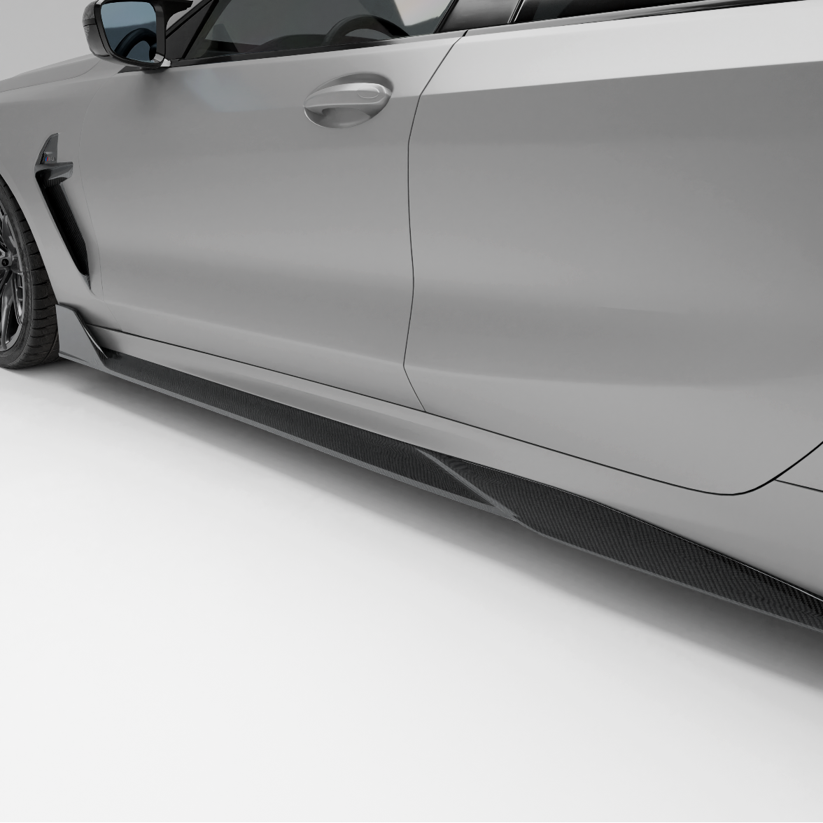 RevoZport Carbon Side Skirts voor BMW M8 F91-F92-F93