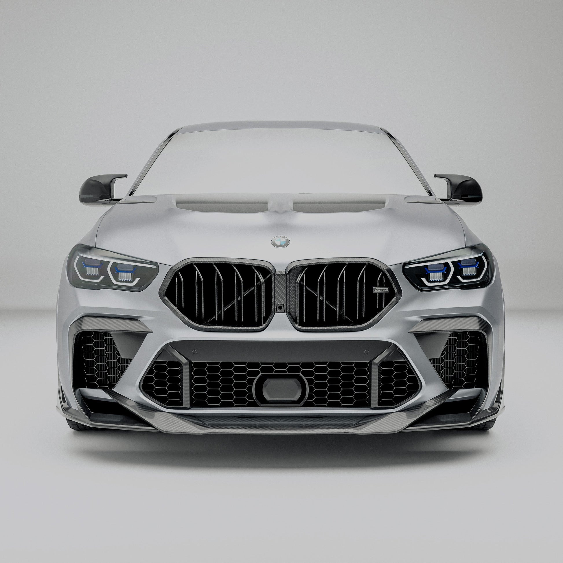 RevoZport Carbon Grille luchtinlaat voor BMW X5M / X6M F95, F96