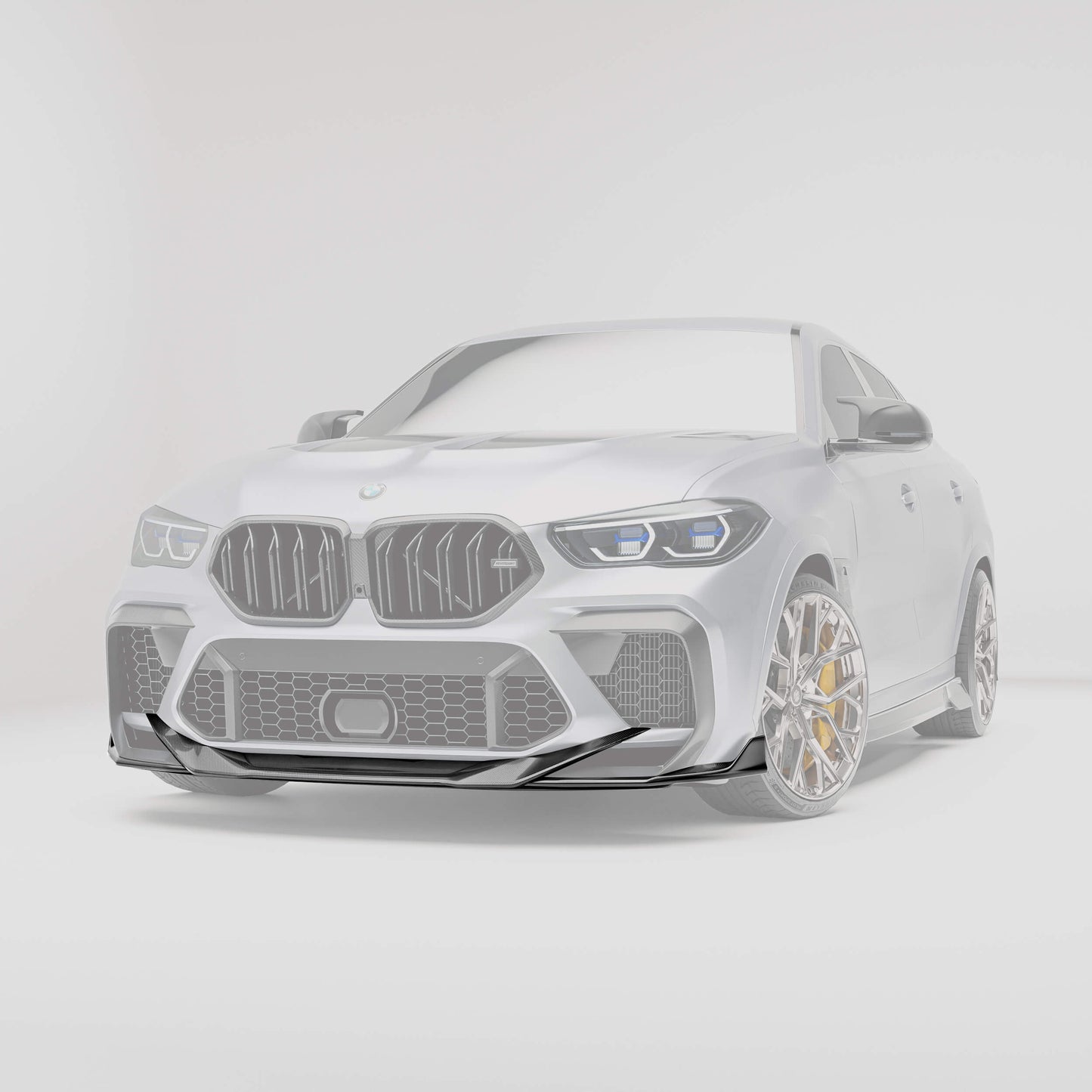RevoZport Carbon Front Splitter voorbumper voor BMW X6M F96