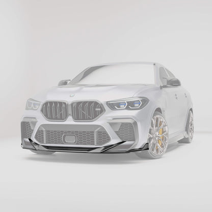 RevoZport Carbon Front Splitter voorbumper voor BMW X6M F96
