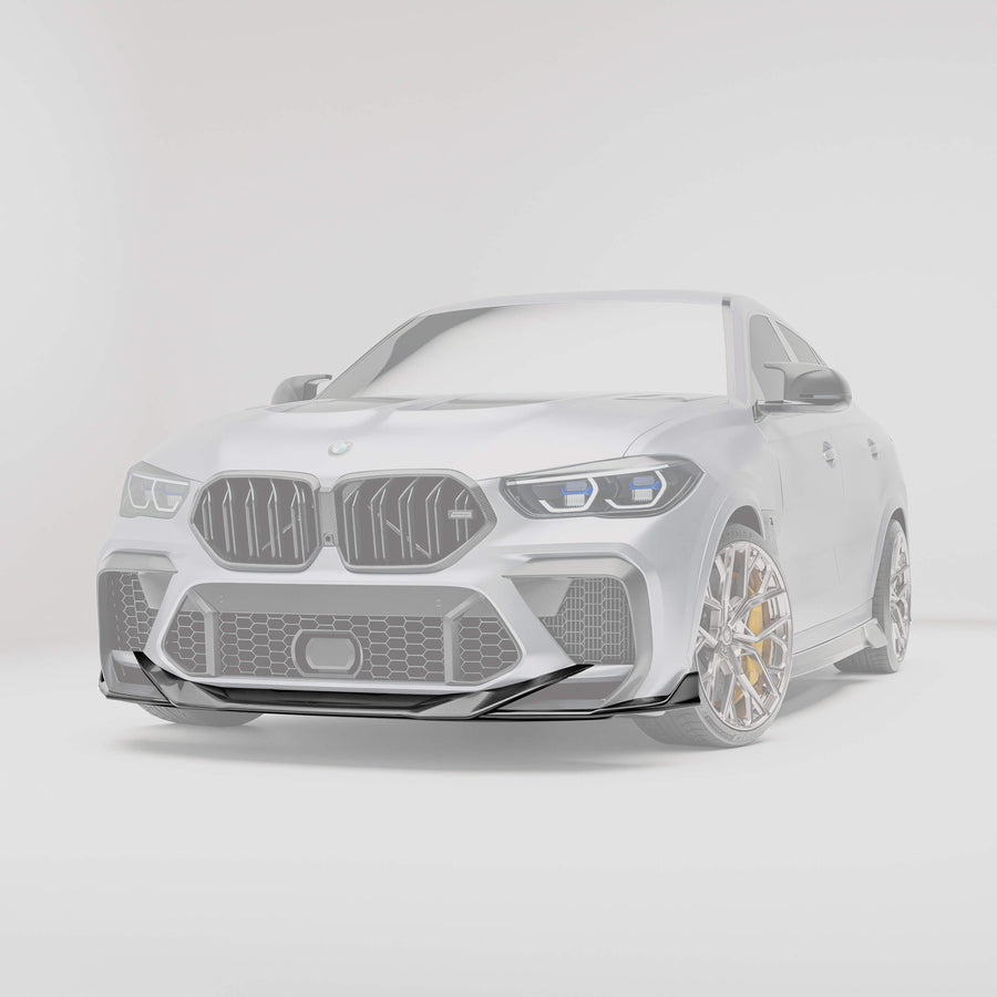 RevoZport Carbon Front Splitter voorbumper voor BMW X6M F96