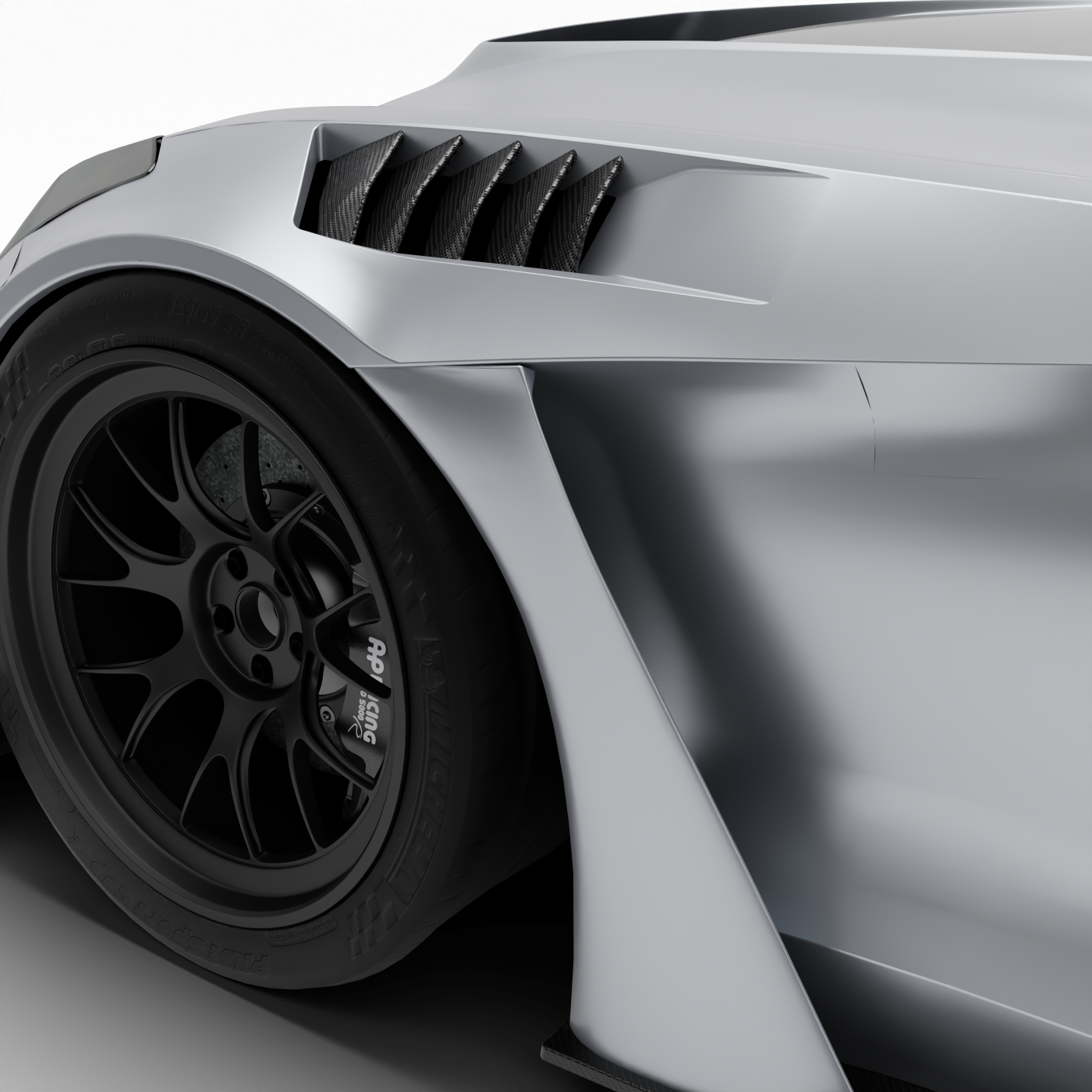 RevoZport Carbon Widebody Kit voor Chevrolet Corvette C7