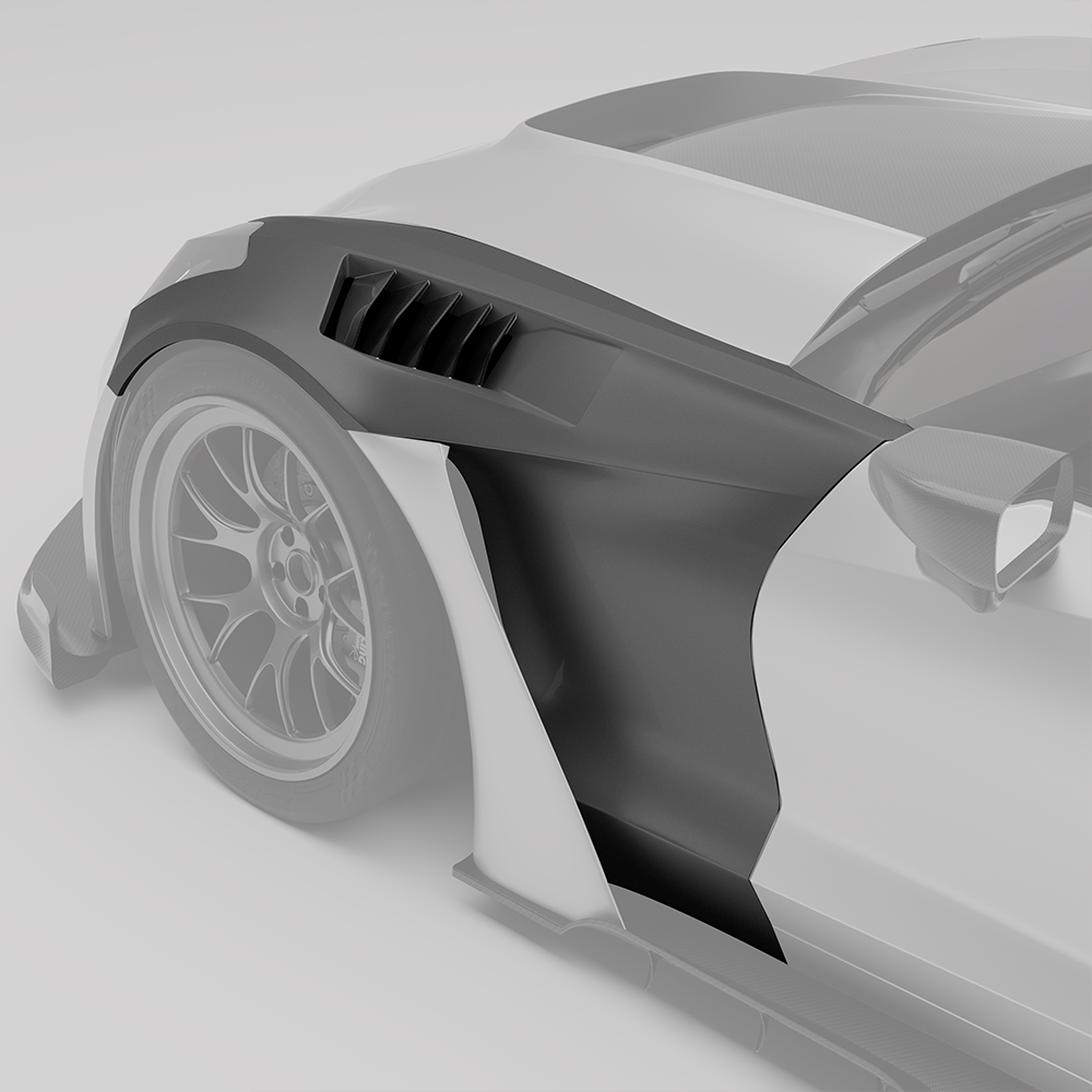RevoZport Carbon Spatborden voor Chevrolet Corvette C7