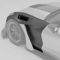 RevoZport Carbon Spatborden voor Chevrolet Corvette C7