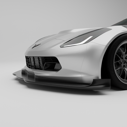 RevoZport Carbon Front Splitter voor Chevrolet Corvette C7