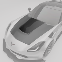 RevoZport Carbon Motorkap voor Chevrolet Corvette C7