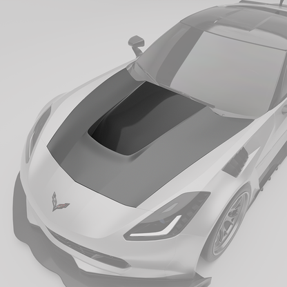 RevoZport Carbon Motorkap voor Chevrolet Corvette C7