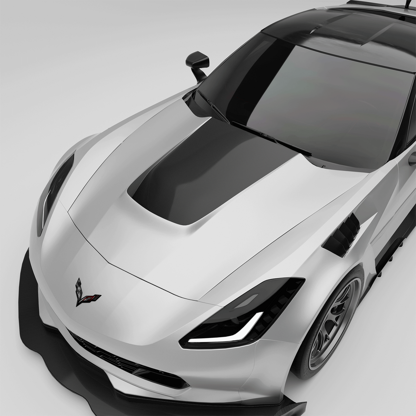 RevoZport Carbon Motorkap voor Chevrolet Corvette C7