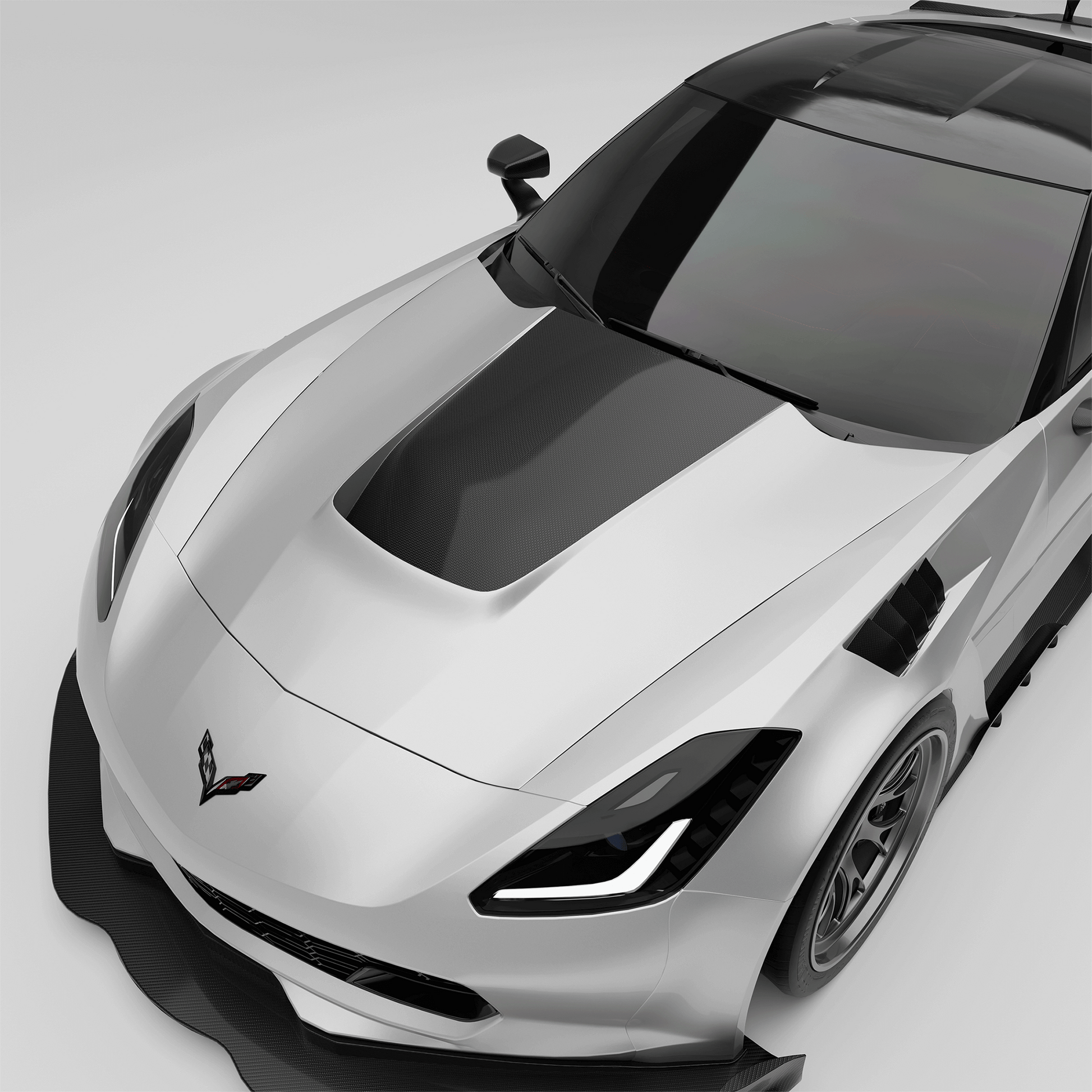RevoZport Carbon Motorkap voor Chevrolet Corvette C7