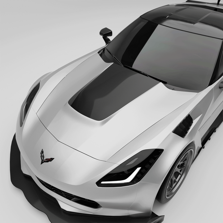 RevoZport Carbon Motorkap voor Chevrolet Corvette C7
