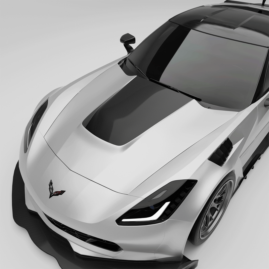 RevoZport Carbon Motorkap voor Chevrolet Corvette C7